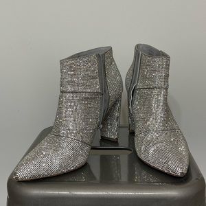Steve Madden Rhinestone Diamond Sparkle Heeled Boots